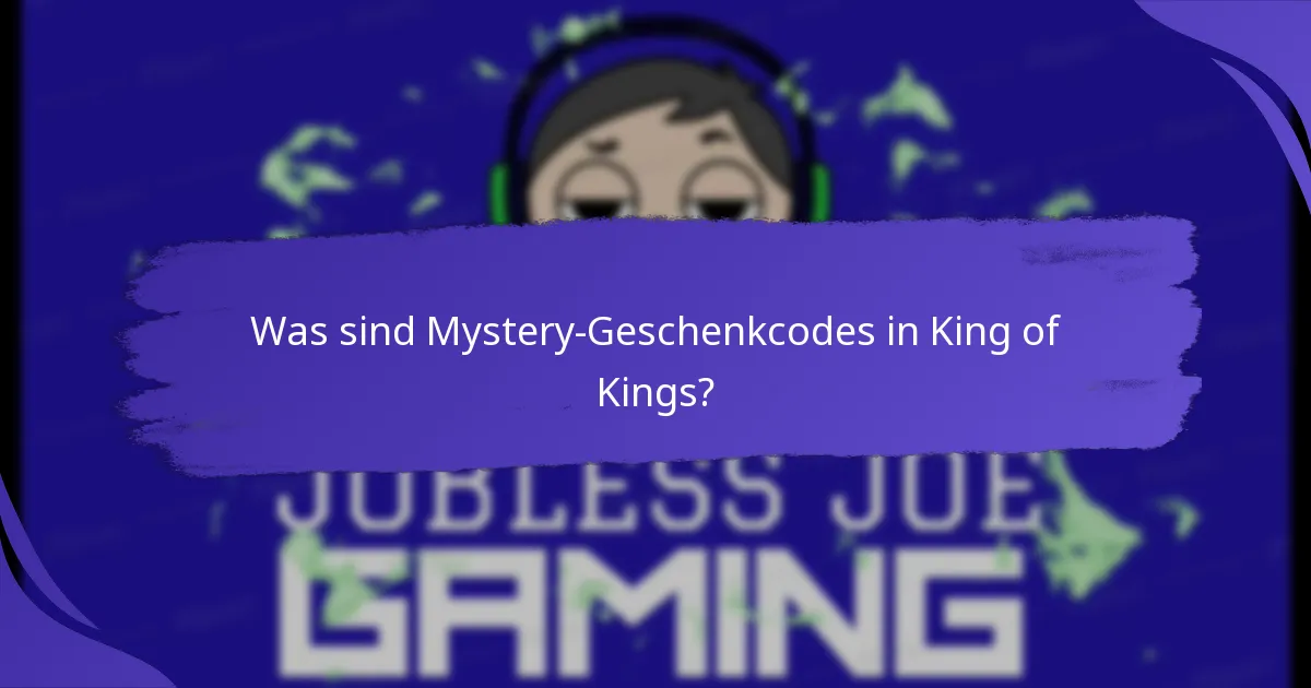 Welche Belohnungen können die Spieler von Mystery-Geschenkcodes erwarten?