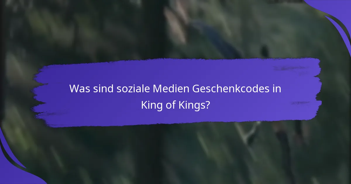 Wie löst man soziale Medien Geschenkcodes in King of Kings ein?