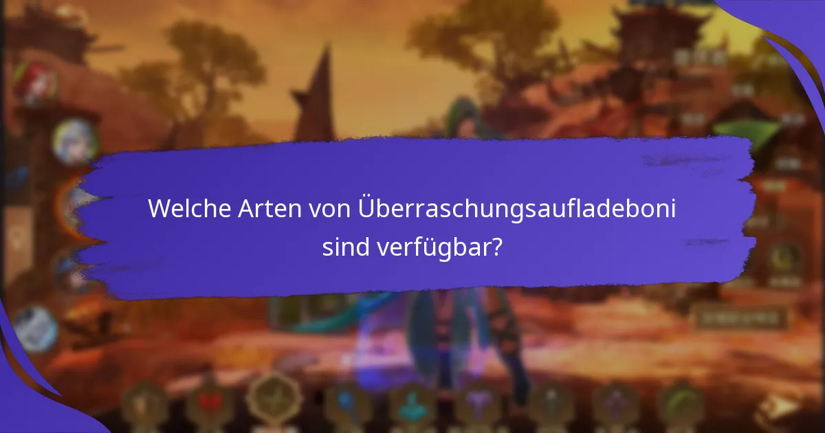 Welche Plattformen bieten die besten Überraschungsaufladeboni?