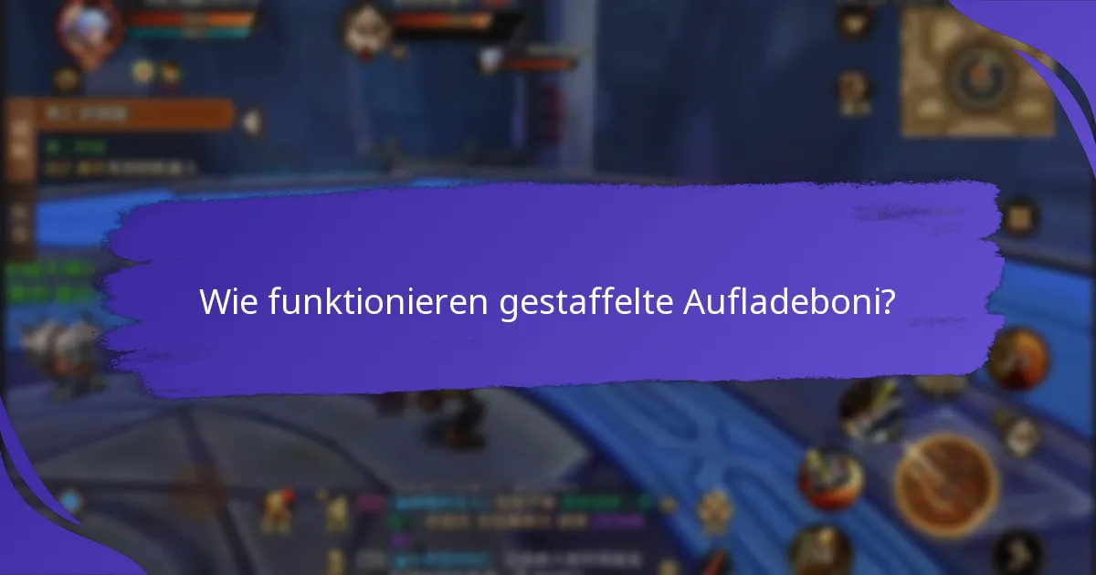 Wie vergleichen sich gestaffelte Aufladeboni mit anderen Treueprogrammen?